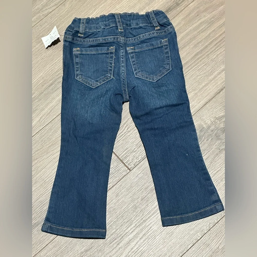 The Children's Place Dark Blue Stretch Bootcut Jeans
